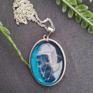 Zawieszka z żywicy z nasionami dmuchawca